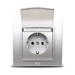 Zena Gri Metalizat Priza Capac CP ST 1