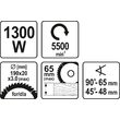 Fierastrau circular 1300w 190 mm Yato YT-82150 6