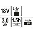 Acumulator Li-Ion, 18V, 3.0 Ah Yato YT-82843 3