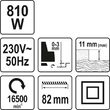 Rindea electrica 810 w, 82 mm Yato YT-82141 3