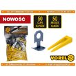 Set accesorii nivelare placi 100 buc Vorel 04691 5