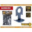 Set 100 clipsuri pentru nivelat placi Vorel 04690 5