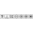 Set 10 biti cu adaptor Sthor 65705 5