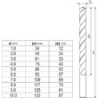 Set 10 burghie pentru metal 1 - 10 mm HSS - cobalt Yato YT-41603 3
