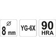 Burghiu pentru sticla si ceramica 8 mm Yato YT-3727 2