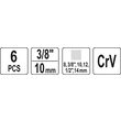Set biti pentru bujon ulei 3/8 Yato YT-05997 3