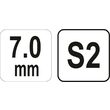 Cheie hexagonală 7 mm tip ”T” Yato YT-05592 3