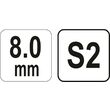 Cheie hexagonală 8 mm tip 
