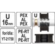 Cap de schimb U16 pentru presă Yato YT-21755 3