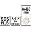 Burghiu SDS+, varf x, 8x460 mm Yato YT-41952 3