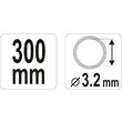 Tub flexibil pentru masina de gresat 300mm Yato YT-0709 2