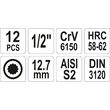 Trusa 12 biti Yato YT-7753 2