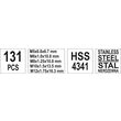 Set reparat filete m5,6,8,10,12 Yato YT-1763 5
