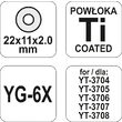 Cutit rola pentru 3704-3708,22x11x2mm Yato YT-3714 2
