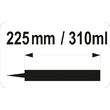 Pistol pentru silicon 225 mm Yato YT-6754 2