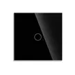 Intrerupator simplu cap scara cu Touch din sticla negru Luxion LXD-MT-A102G-B 1