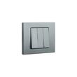 Intrerupator triplu Grano ST Metalic fumuriu Ovivo 400-110200-254 1