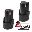 Set bormasina + surubelnita cu impact 12V 2x1.5Ah RD-CDIDL01, Raider Power Tools 030158 6