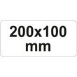 Presă tip F cu clichet, 200 x 100 mm Yato YT-63951 1