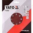 Discuri abrazive pentru pereți 180mm P80 Yato YT-83462 1