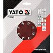 Discuri abrazive pentru pereți 180mm P150 Yato YT-83465 1