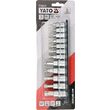 Set 12 biti torx cu gaura (tamperproof) Yato YT-04332 1