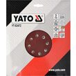 Disc abraziv cu orificii P80 225 mm Yato YT-83472 1