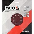 Disc abraziv cu orificii P60 225 mm Yato YT-83471 1