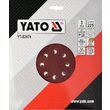 Disc abraziv cu orificii P120 225 mm Yato YT-83474 1