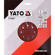 Disc abraziv cu orificii P240 225 mm Yato YT-83477 1