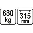Suport ridicare motor 680 kg Yato YT-55565 1