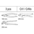 Set 3 clesti pentru dulap Yato YT-55463 1