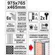 Dulap pentru scule, profesional, 6 sertare Yato YT-55299 1