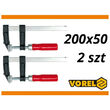 Set 2 prese pentru lemn 50 x 200 mm Vorel 38200 1