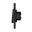 Comutator ST mecanic cu rama din sticla negru Luxion LXD-MP004GF-B 2