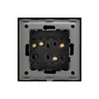 Comutator ST mecanic cu rama din sticla negru Luxion LXD-MP004GF-B 3