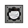 Intrerupator ST cu touch rama din sticla negru 500W Luxion LXD-ST-101G-B 3