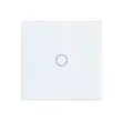 Intrerupator cap scara ST cu rama din sticla alb Luxion LXD-MT-S102G-W 1