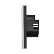 Comutator ST cu touch rama din sticla negru 500W Luxion LXD-ST-201G-B 2