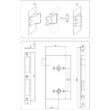 Broasca usa fara butuc, 72 x 50 mm Vorel 78526 1