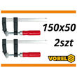 Set 2 prese pentru lemn 50 x 150 mm Vorel 38150 1