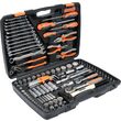 Trusa tubulare 1/2 - 1/4'', 122 buc Sthor 58690 1