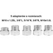 Cap trimmer fir nylon + 4 adaptoare 2 - 2.4 mm Flo 79550 4