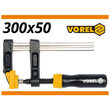 Presă pentru lemn 50 x 300 mm - TUV Vorel 37104 1