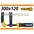 Presa pentru lemn 120 x 300 mm - tuv Vorel 37110 1
