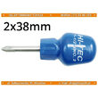 Șurubelniță HI-TEC, PH 2 x 38 mm, CR-V Vorel 61290 1