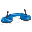 Suport cu 2 ventuze pentru montaj parbriz Vorel 05301 1
