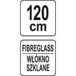 Furcă fibră de sticlă 120 cm Flo 35891 1