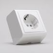 Priza Schuko PT Alb 1
