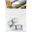 Set 4 cleme zincate cu surub 16-18/9mm Vorel 73784 1